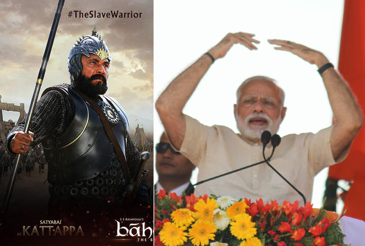 PM Modi remember film bahubali Ktppa, learn why 