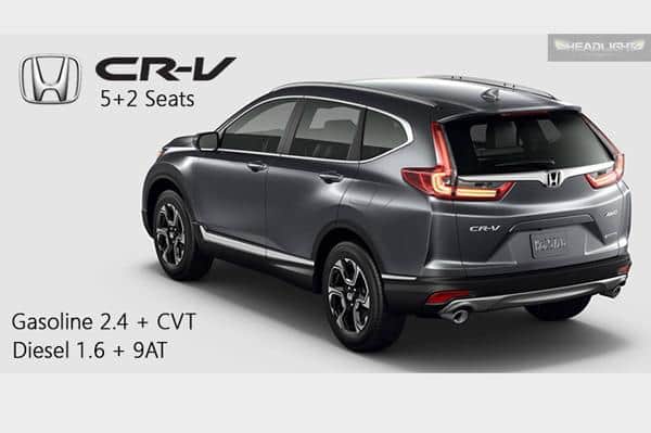 meet new honda CR-V 2017, diesel also will launch in india