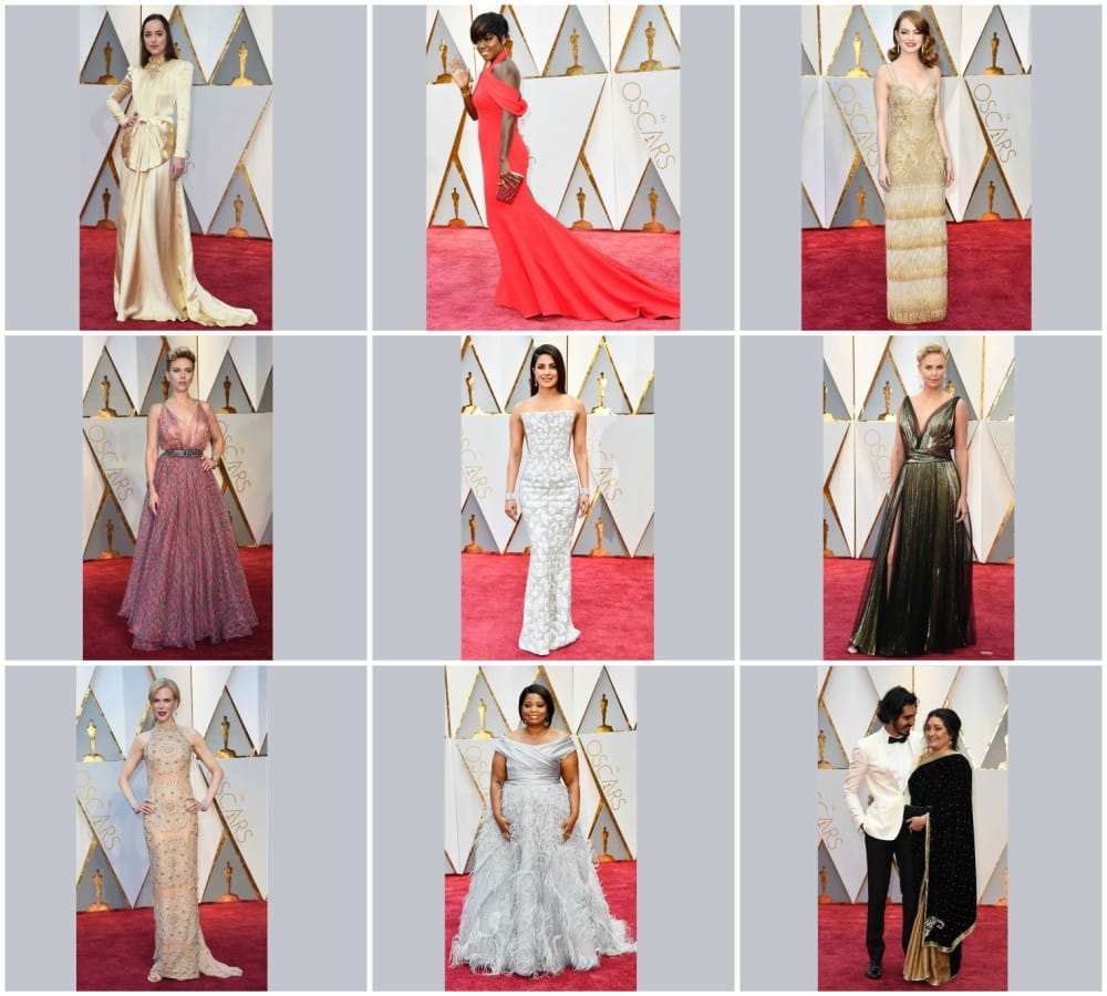 oscars 2017stars on red carpet