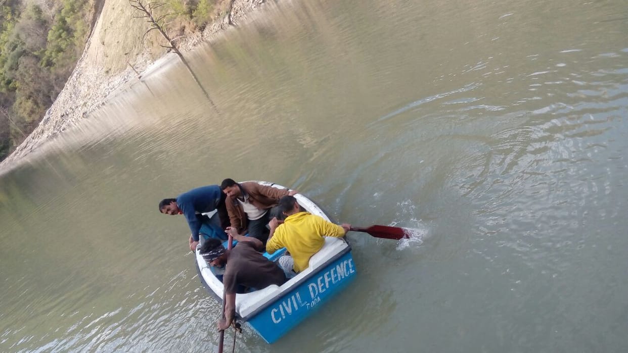 Two people were killed by jumping into Chenab