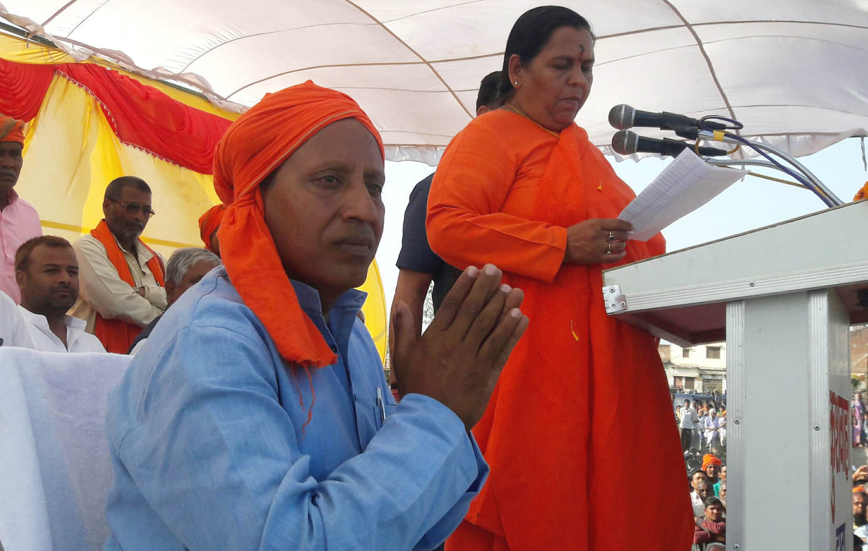 Akhilesh Father Chini padding: Uma Bharti