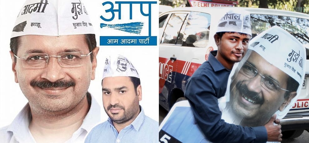 aap slammed for giving ticket to an accused in 5 criminal cases and a rich builder