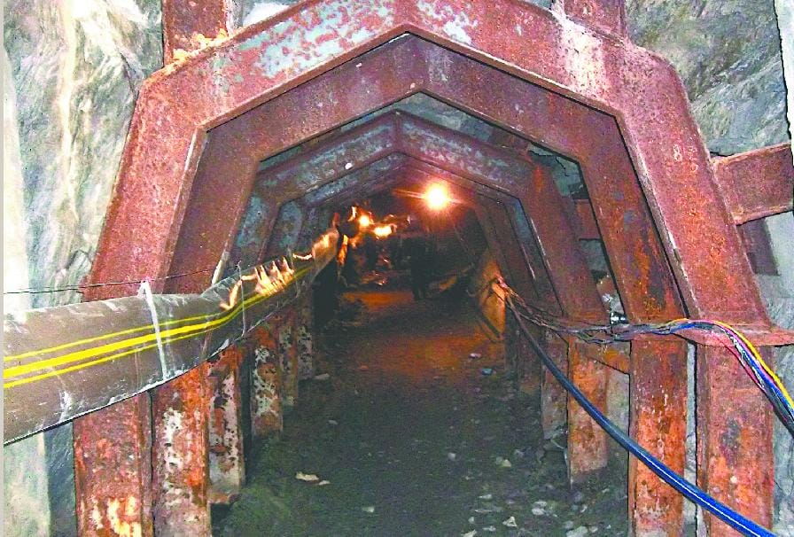 625-meter tunnel is being dug for geological survey