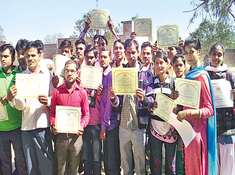 The commotion trainees to develop skills
