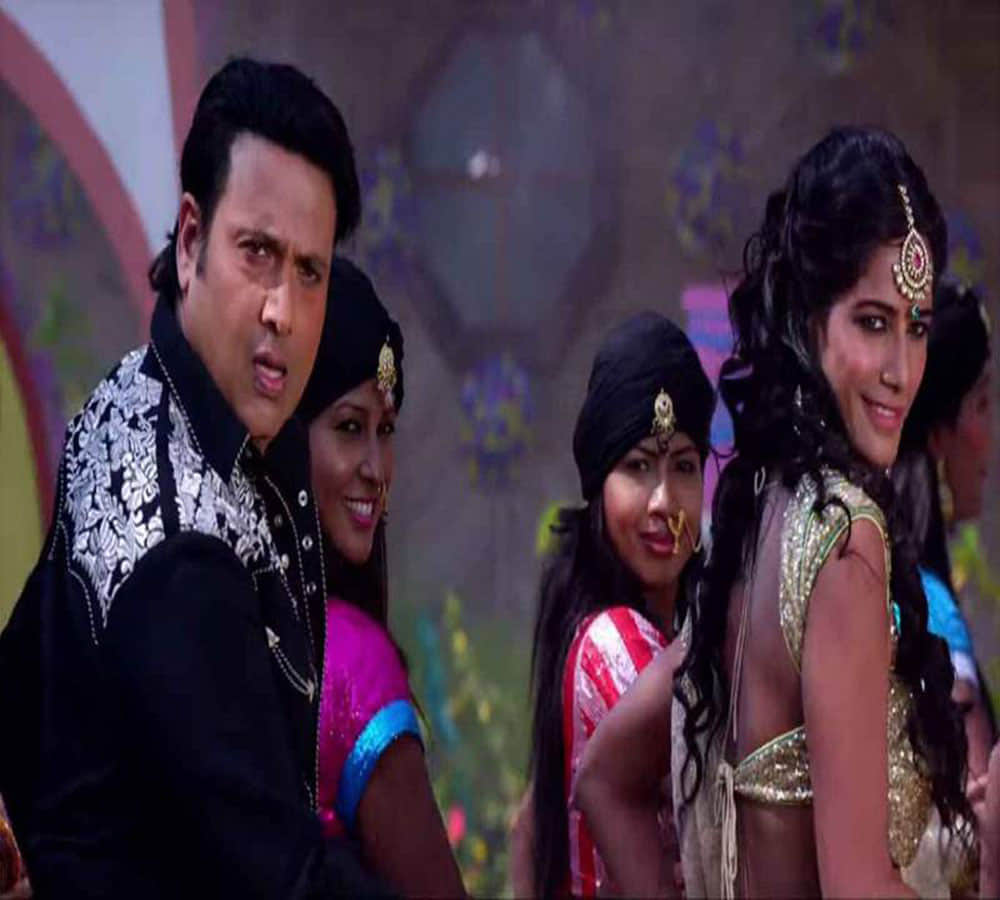 govinda watch poonam pandey photo and throw her out his film