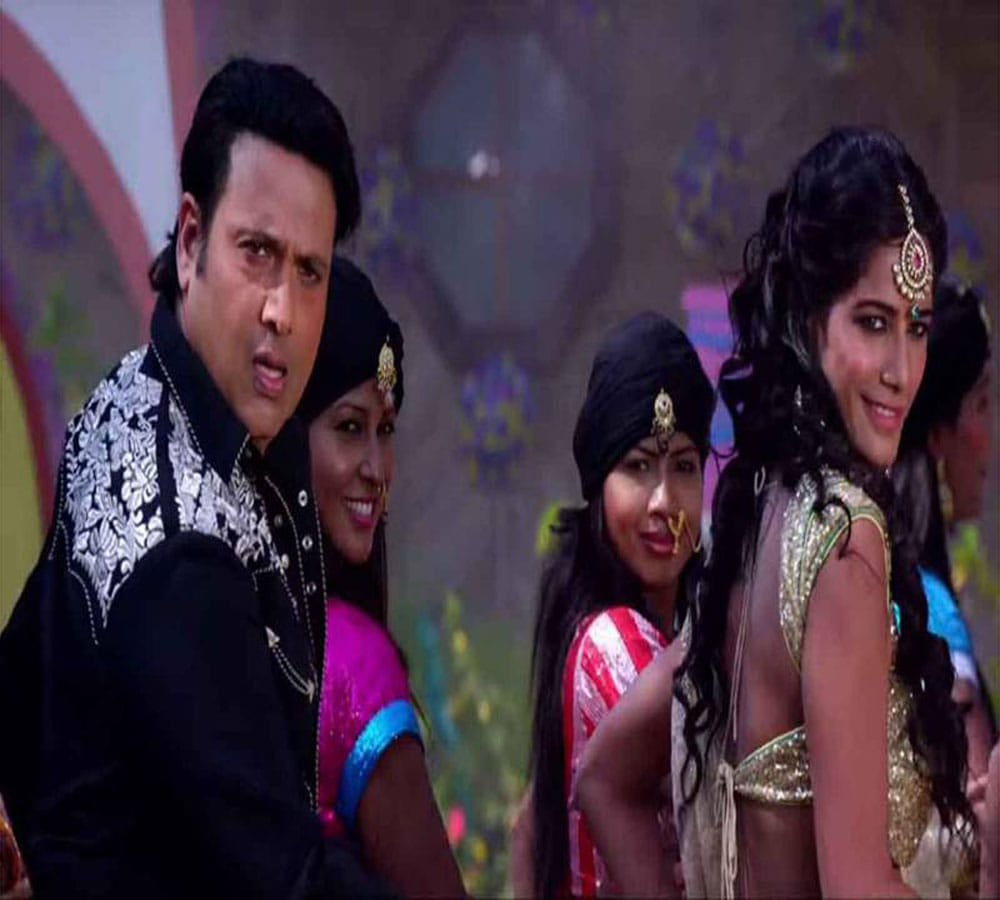 govinda watch poonam pandey photo and throw her out his film