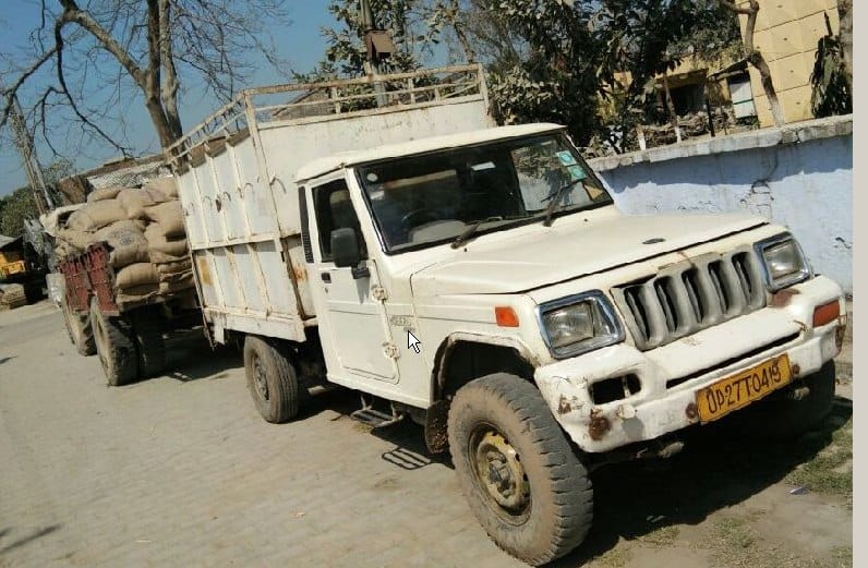 Ration quota in the vehicle holding the suspect