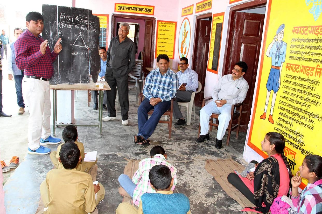 The teacher did not teach children Math lessons taught by DM