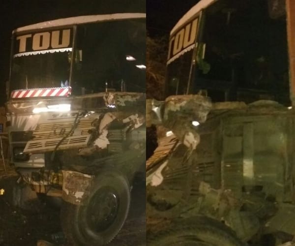 many injured in an accident in sitapur.