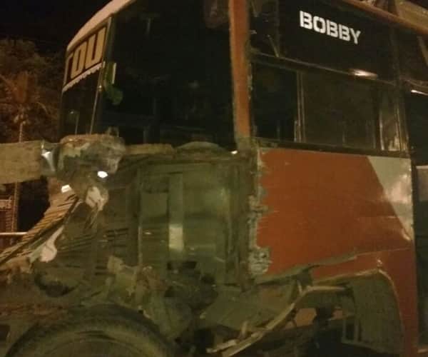 many injured in an accident in sitapur.