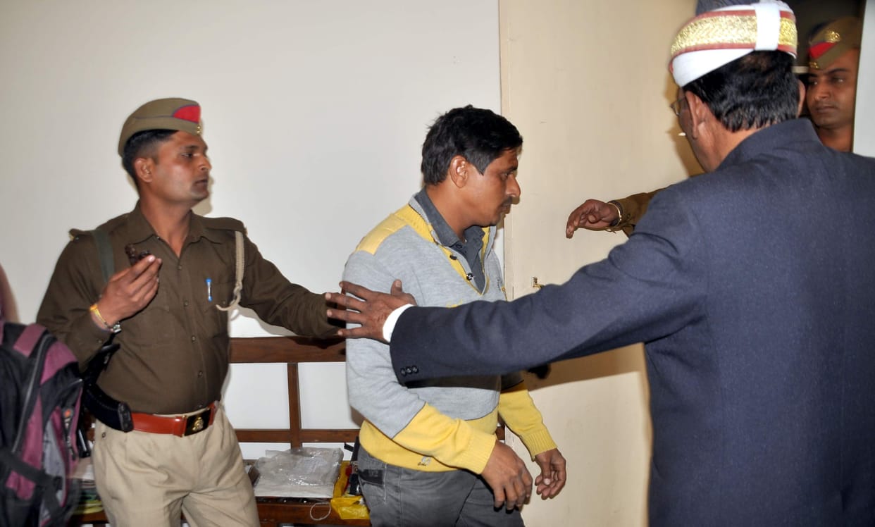 dm reached in arto office and became angry