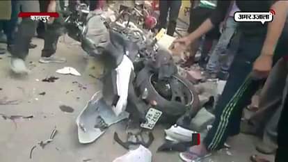 Bikers died in road accident at kanlpr