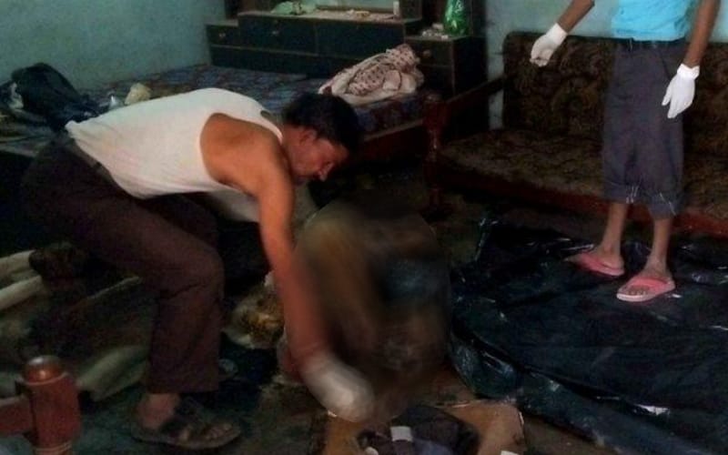 deadbody found in a room in lucknow