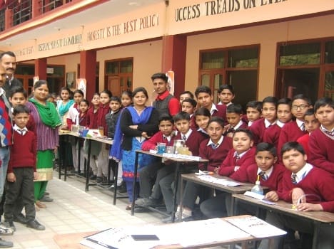 morden public school student make models.