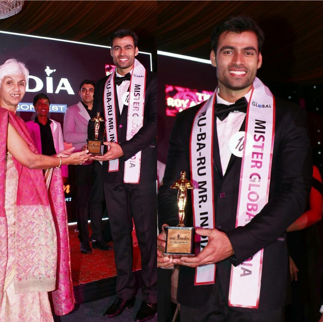 Shreekant Diwedi become Mr global india 2017