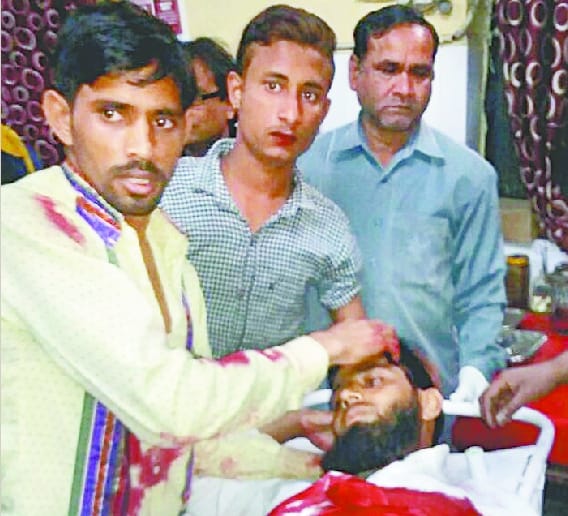 The young man stabbed