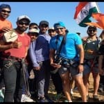 virat kohli and team india hoisted tiranga at mountain