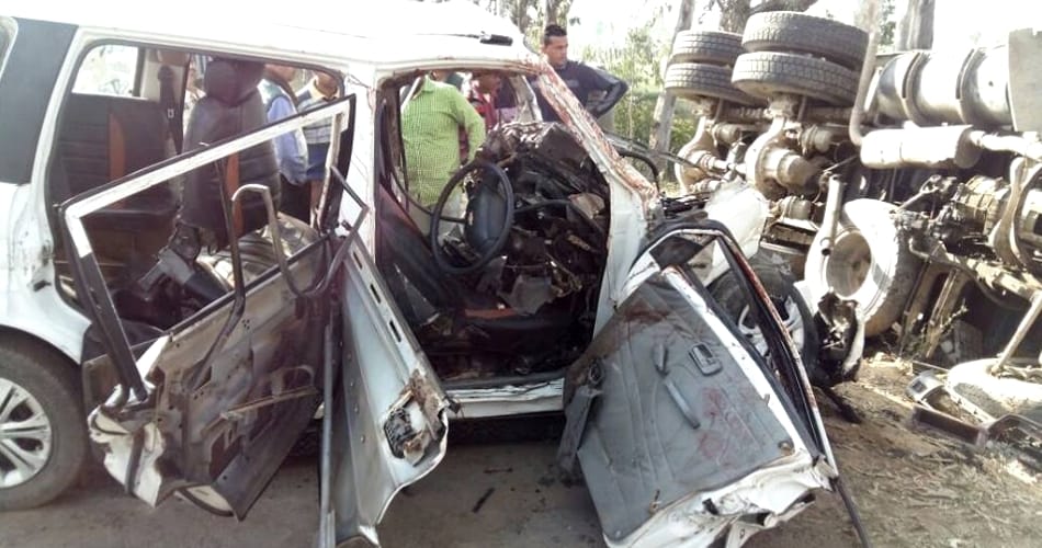 two died in road accident in saharanpur
