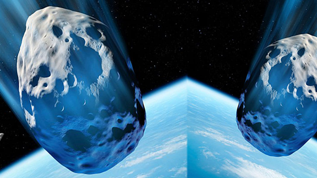 stone fell from space