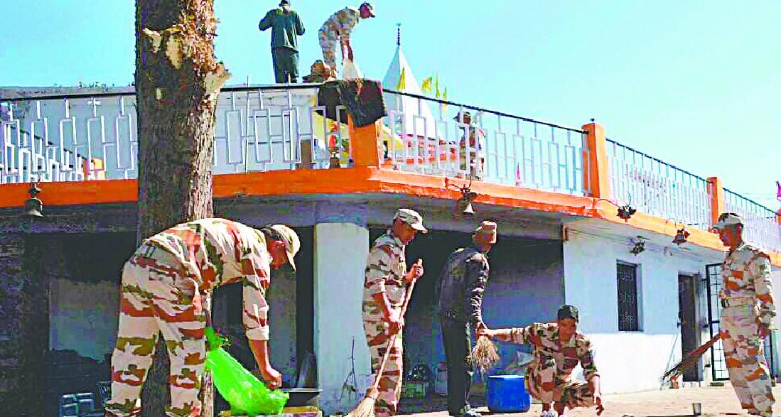 Sirakot temple polythene free will