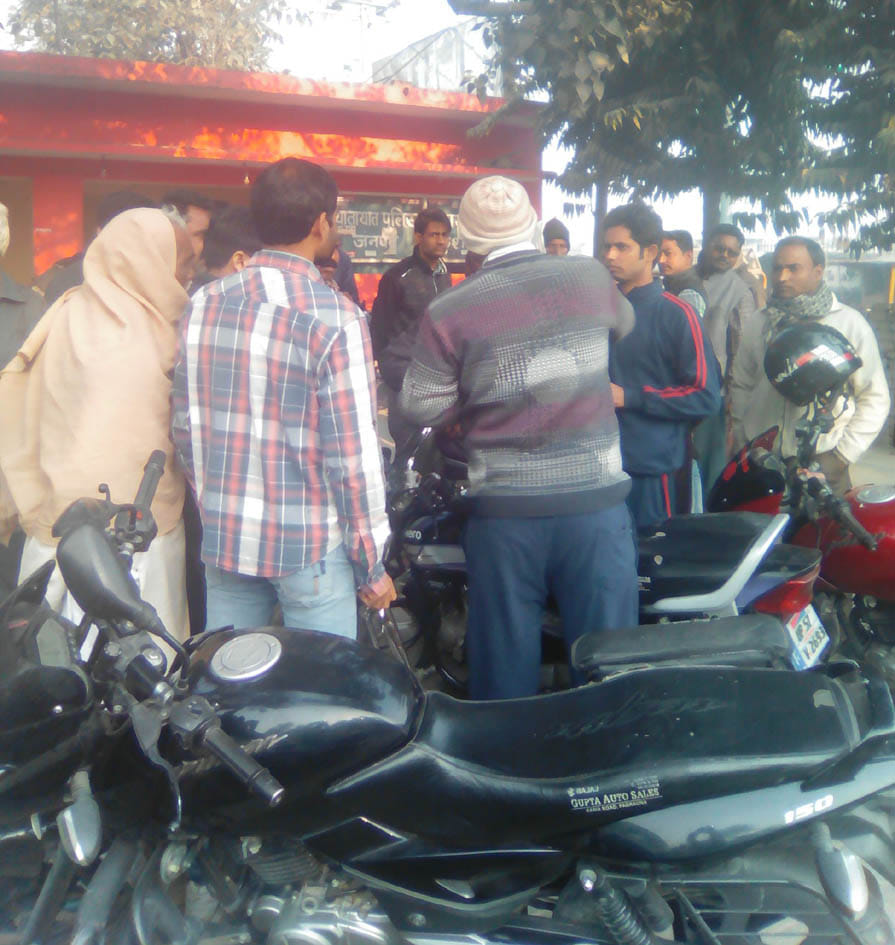 Bike rider killed in a road accident
