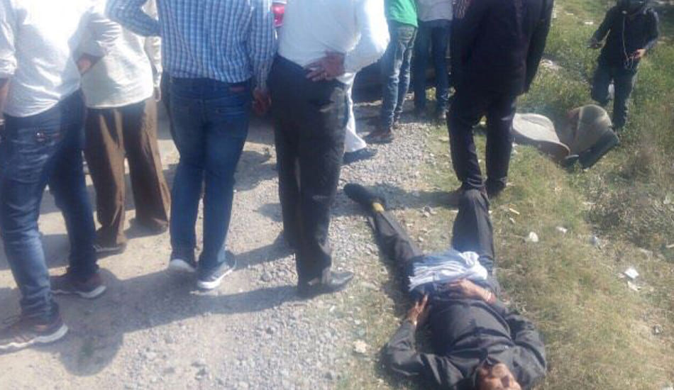 five injured in road accident at kanpur
