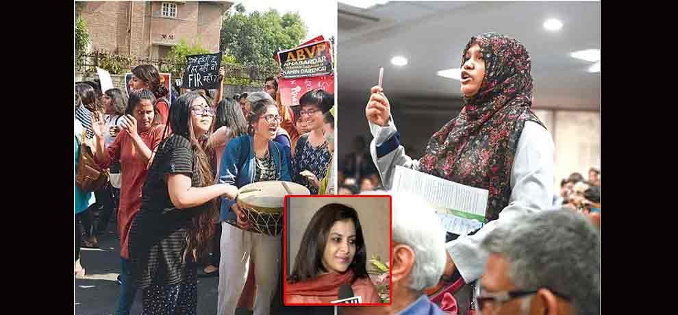 jamia millia islamia erupts bjp leader shazia ilmi from speaking in its seminar