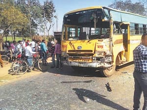 accident in school bus