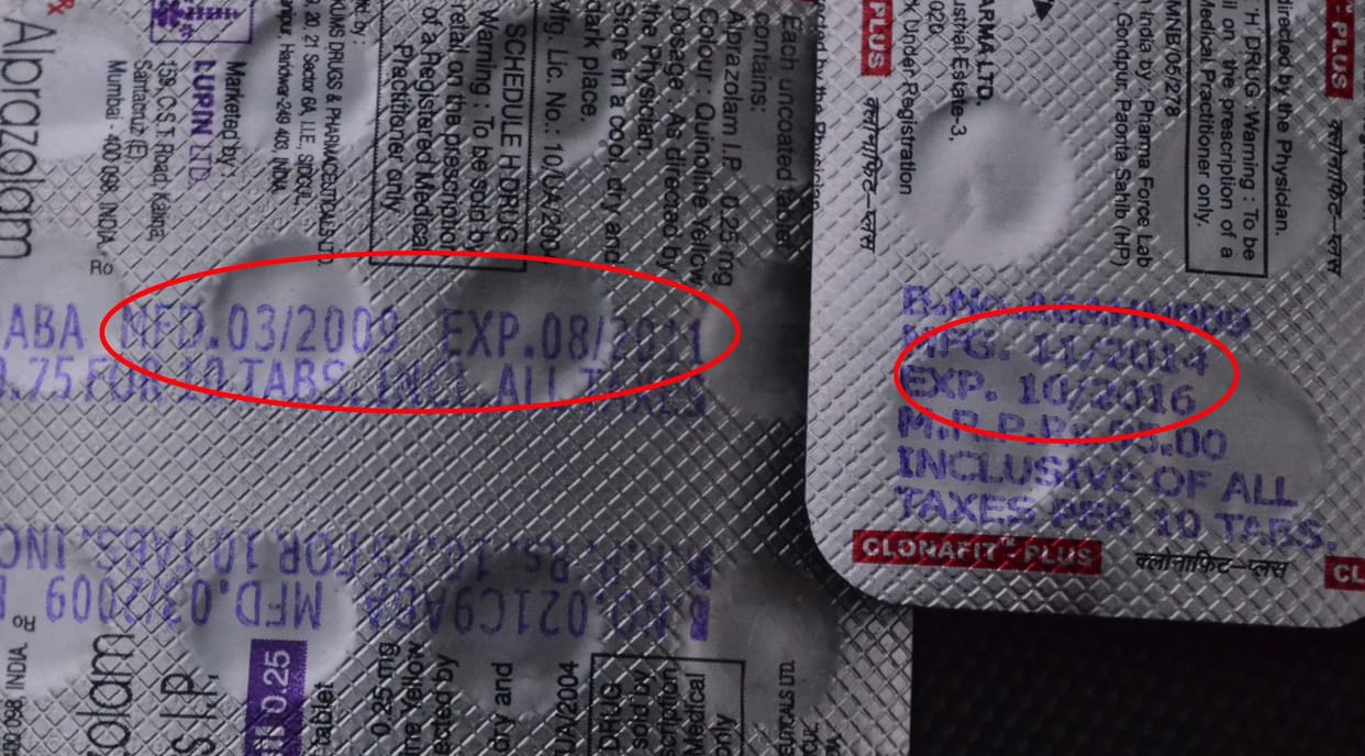 Medical stores had sold expired drugs, pills