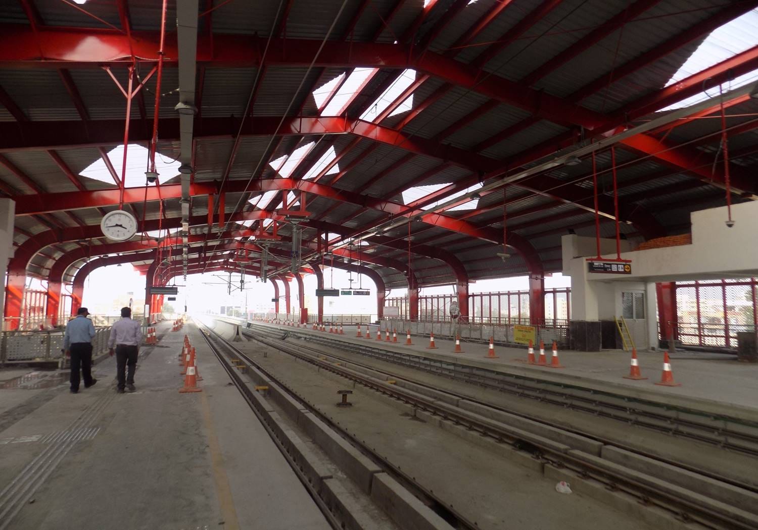 metro trial completed between charbagh to transport nagar