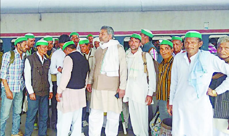 The BKU activists Kanpur