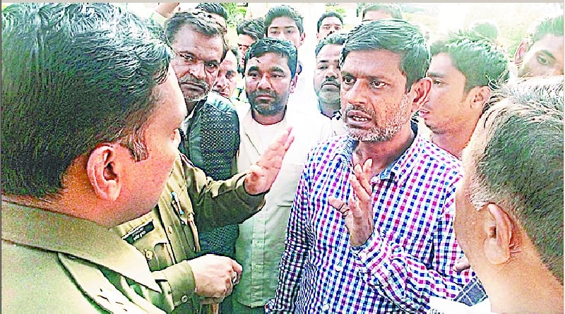 Anger against the police burst in Murder