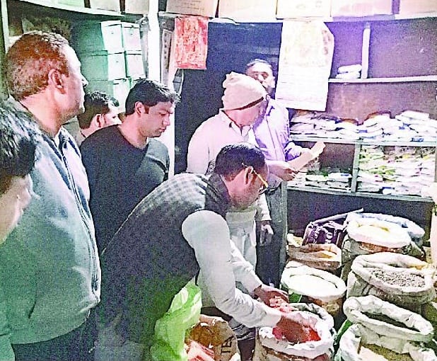 Raids on food stores