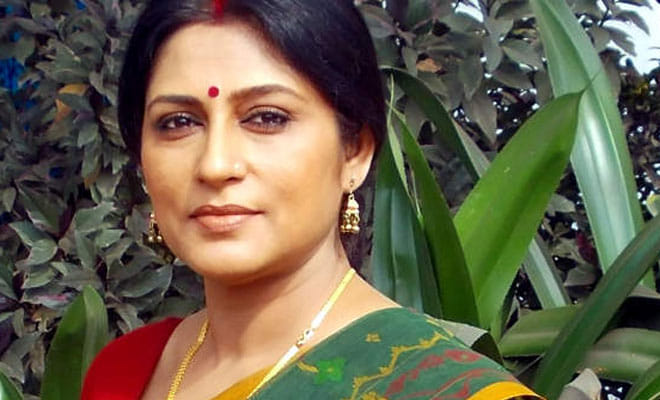 Is Roopa Ganguly involved in child trafficking?