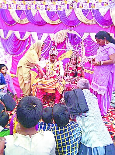 Uh, the moment went weeds turned into happiness wedding