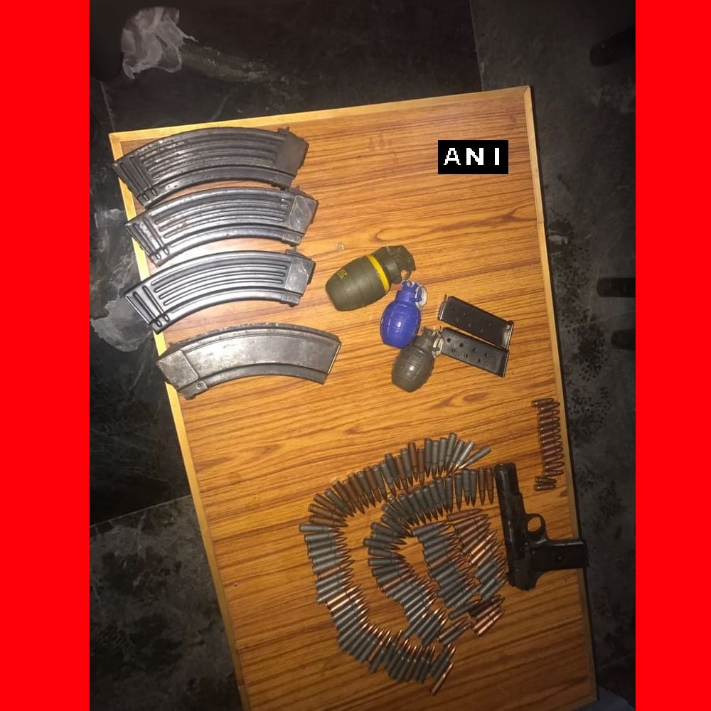 Arms and ammunition recovered from a truck in Cross-LoC trade 