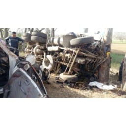 saddow vilaage, man injuried, 8 dead in accedent ambala