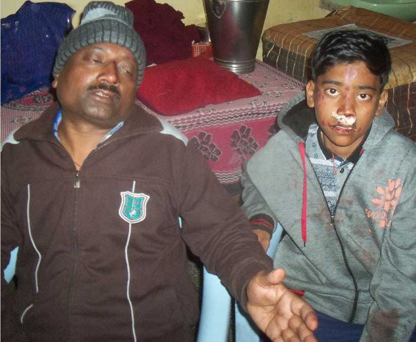 Girl killed in a road accident, the husband and son injured