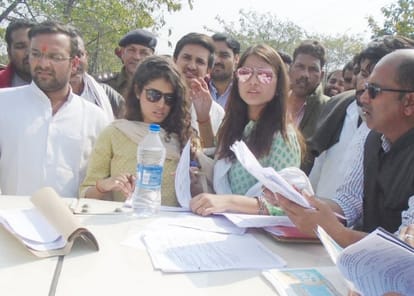 amanmani's sisters doing campaign for him
