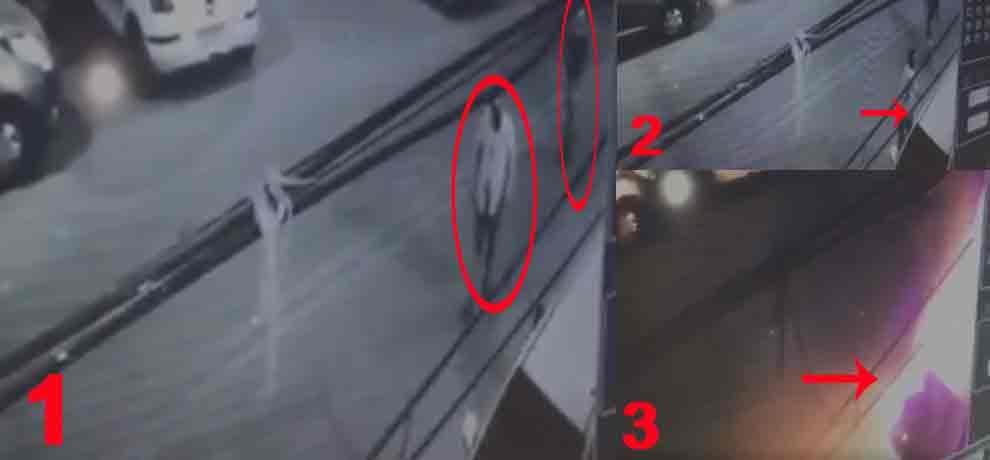 luxury car burnt in delhi cctv captures all 