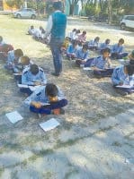 school, exam, principal, students, late exam start, kaithal