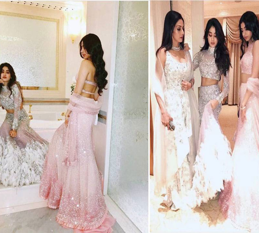 latest photo shoot of sridevi and her daughters 