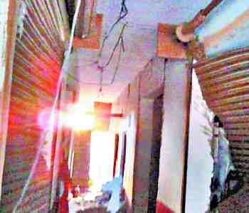 Gas cylinder explodes, two injured