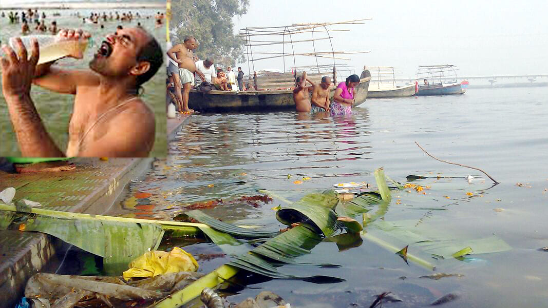 ganges water got into worms