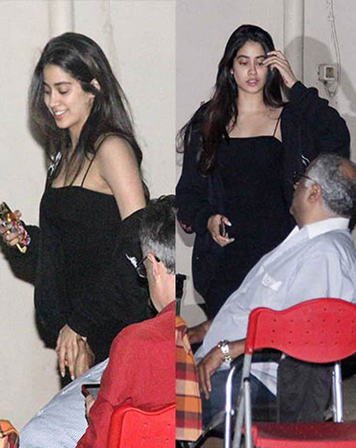 Sridevi Boney Kapoor's daughter Jhanvi spotted at mehboob studio, secretly shooting for debut ?