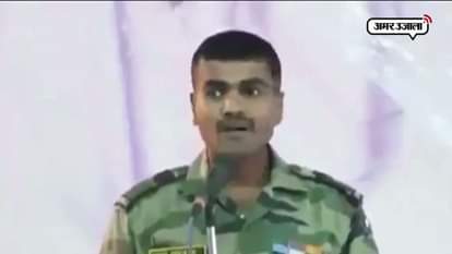 kiran rijiju tweets video of army jawan attacking on anti nationalist activities 