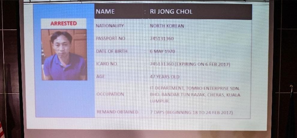 malaysia police releases north korien who allegdley arrested for murder of kim jong nam