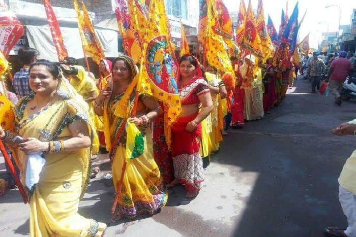 padyatra starts for khatu shyam temple