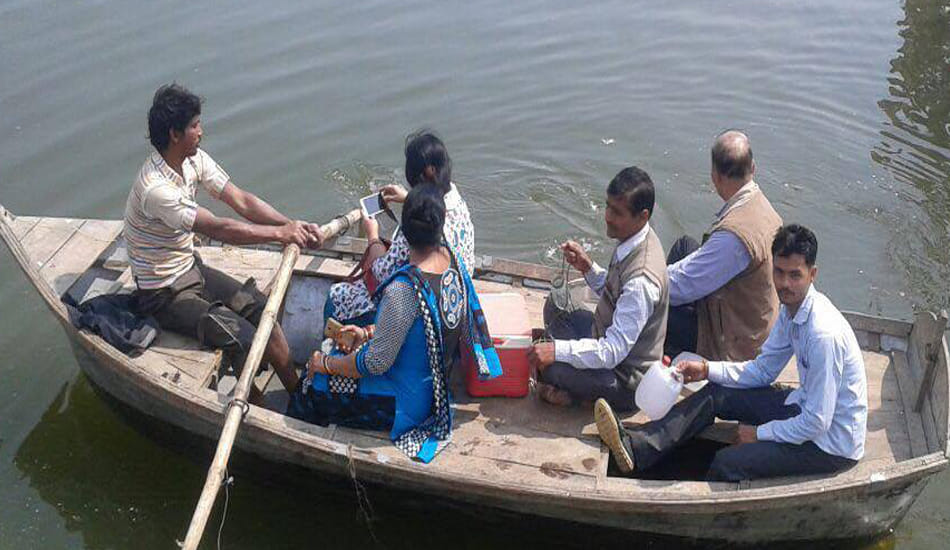 bugs found in ganga river at kanpur