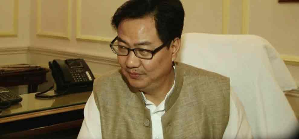 kiren rijiju uploaded video of a jawan criticized afzal supporters 